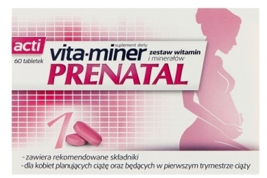 Vita miner Prenatal  60 tabletek