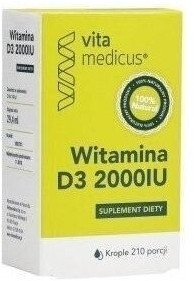 VitaMedicus WITAMINA D3 2000 IU Krople 29,4 ml