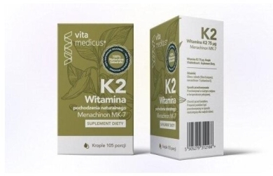 VitaMedicus Witamina K2 75 mcg Krople 14,7 ml
