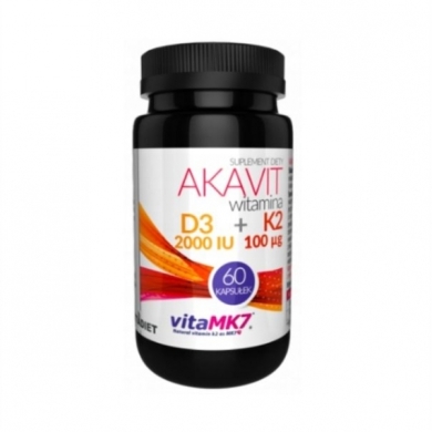 Vitadiet Witamina D3 2000 IU + K2 100 µg 60 kapsułek