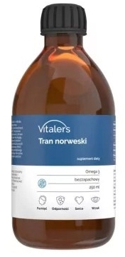 Vitaler's Tran norweski bezzapachowy 250 ml