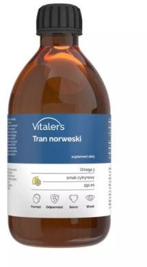 Vitaler's Tran norweski cytrynowy 250 ml