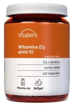 Vitaler's Witamina D3 4000 IU softgel 120 kapsułek