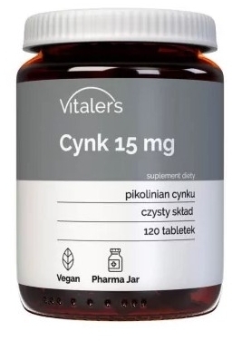 Vitalers's Cynk 15 mg 120 tabletek