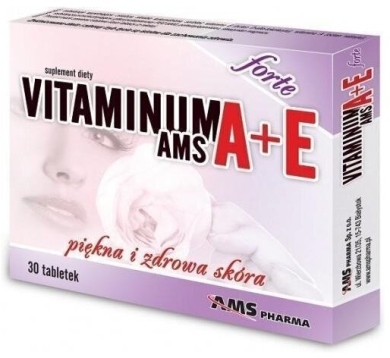 Vitaminum A+E AMS Forte 30 tabletek
