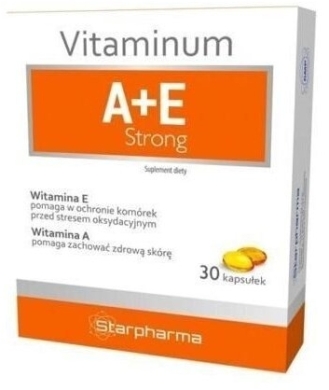 Vitaminum A+E Strong 30 kapsułek