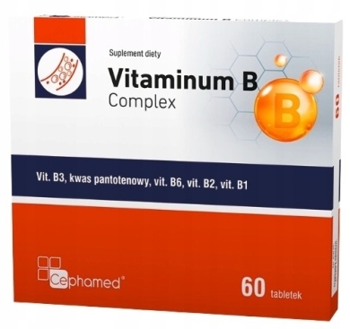 Vitaminum B complex 60 tabletek (Data ważności 29.02.2024)
