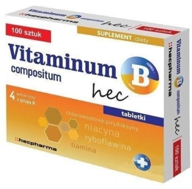 Vitaminum B compositum Hec 100 tabletek