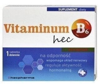 Vitaminum B6 hec 60 tabletek