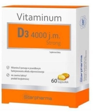 Vitaminum D3 4000 j.m. Strong 60 kapsułek