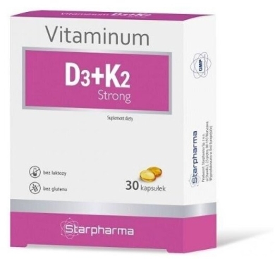 Vitaminum D3+K2 Strong 30 kapsułek