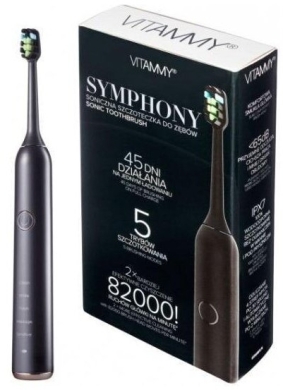 Vitammy Symphony Szczoteczka Soniczna Czarna USB