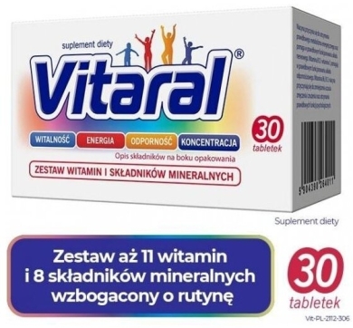 Vitaral 30 tabletek
