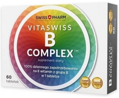 Vitaswiss B Complex 60 tabletek