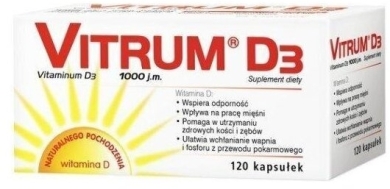 Vitrum D3 1000 j.m. 120 kapsułek