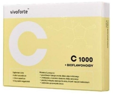 VivoForte C 1000 + Bioflawonoidy 10 kapsułek