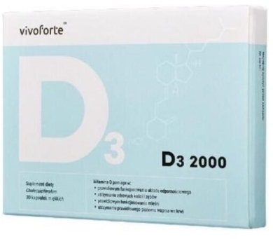 VivoForte D3 2000 30 kapsułek