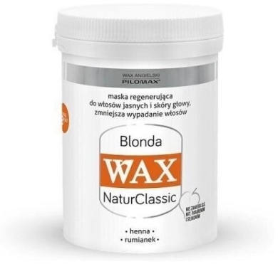 WAX NaturClassic Blonda Maska do włosów jasnych 240 ml