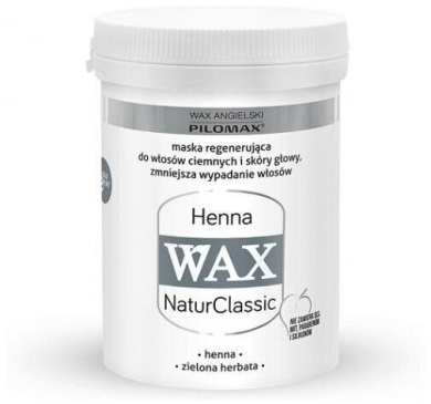 WAX NaturClassic Henna maska do włosów ciemnych 480 ml