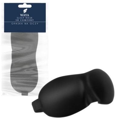 WAYA 3D Comfort Eye Mask Black 1 sztuka