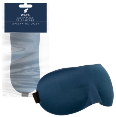 WAYA 3D Comfort Eye Mask Blue 1 sztuka