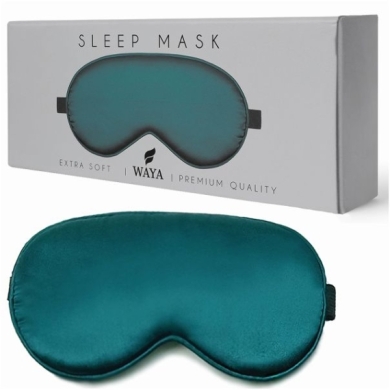 WAYA Extra Soft Eye Mask Dark Green 1 sztuka
