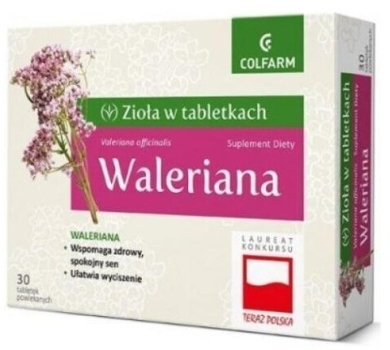 Waleriana 0,15 g 30 tabletek