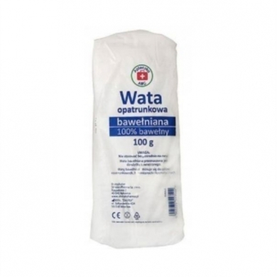 Wata bawełniana 100% APTECZKA ABC 100g 1 opakowanie