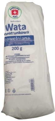 Wata bawełniana 100% APTECZKA ABC 200 g