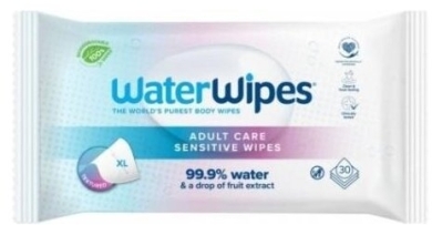 WaterWipes Chusteczki BIO Adult nawilżane wodne 30 sztuk