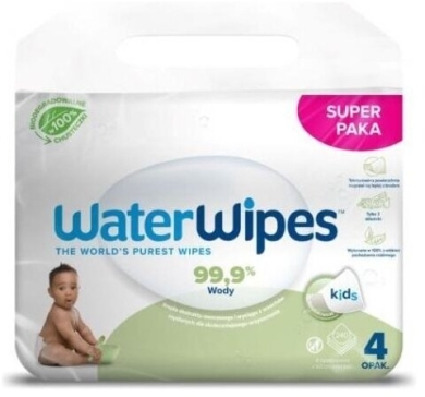 WaterWipes Chusteczki nawilżane soapberry 4x60szt