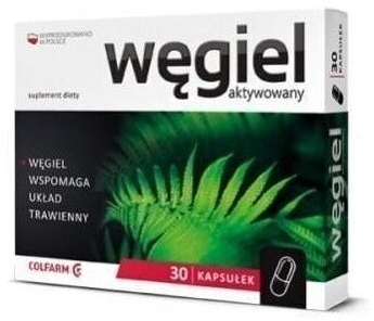 Węgiel Aktywowany 30 kapsułek