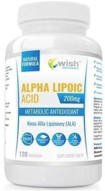 Wish Alpha Lipoic Acid 200 mg 120 kapsułek