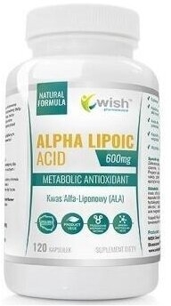 Wish Alpha Lipoic Acid 600 mg 120 kapsułek