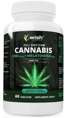 Wish CBD + Melatonina 60 tabletek