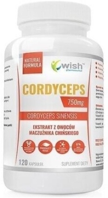 Wish Cordyceps 750 mg 120 kapsułek
