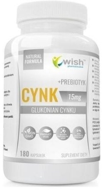 Wish Cynk 15mg 180 kapsułek