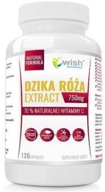 Wish Dzika Róża 750mg 120 kapsułek