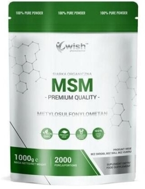 Wish MSM Siarka organiczna proszek 1 kg