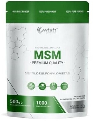 Wish MSM Siarka organiczna proszek 500 g