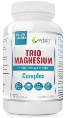 Wish Magnez Complex 400mg Trio Magnez 120 kapsułek