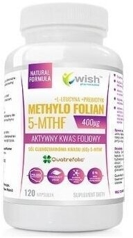 Wish Methylo Folian 400mcg 120 kapsułek