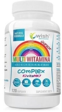 Wish Multiwitamina Junior 120 kapsułek