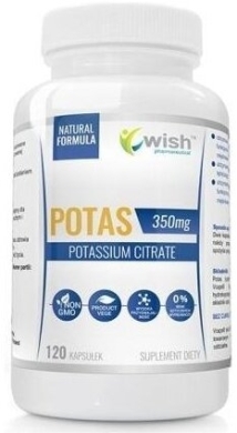 Wish Potas 350 mg 120 kapsułek