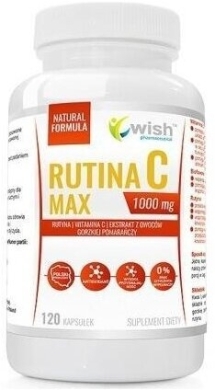 Wish Rutyna C Max 1000mg 120 kapsułek