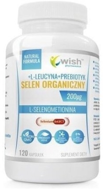 Wish Selen Organiczny 200mcg 120 kapsułek