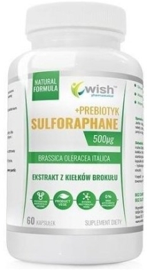 Wish Sulforaphane 500 mcg 60 kapsułek