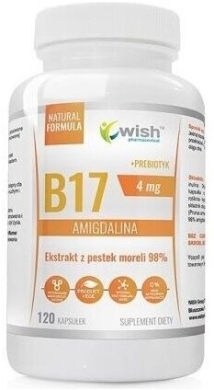 Wish Witamina B17 Amigdalina 120 kapsułek