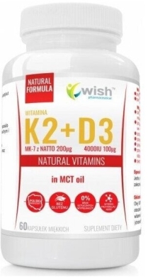 Wish Witamina K2+D3 60 kapsułek