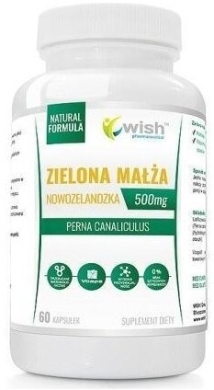 Wish Zielona Małża Nowozelandzka 60 kapsułek
